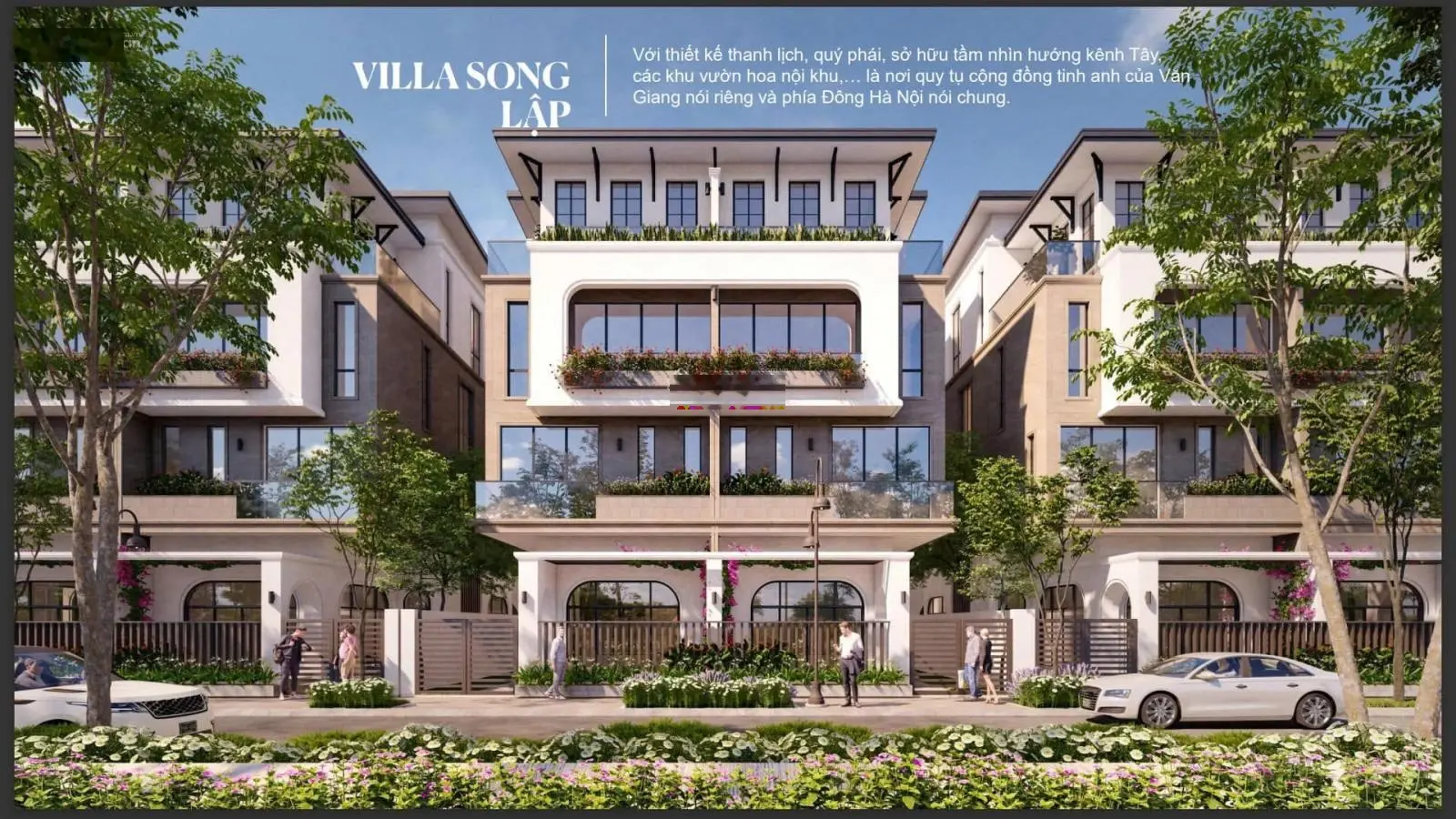 CĐT cho ra dãy biệt thự nằm ở trung tâm Văn Giang, triết khấu cực SỐC, giá lại yêu thương