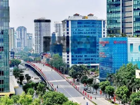 Toà nhà văn phòng mặt phố vip nhất Quận Ba Đình. Mặt tiền 12m. 9 tầng thang máy. 2 hầm tự động
