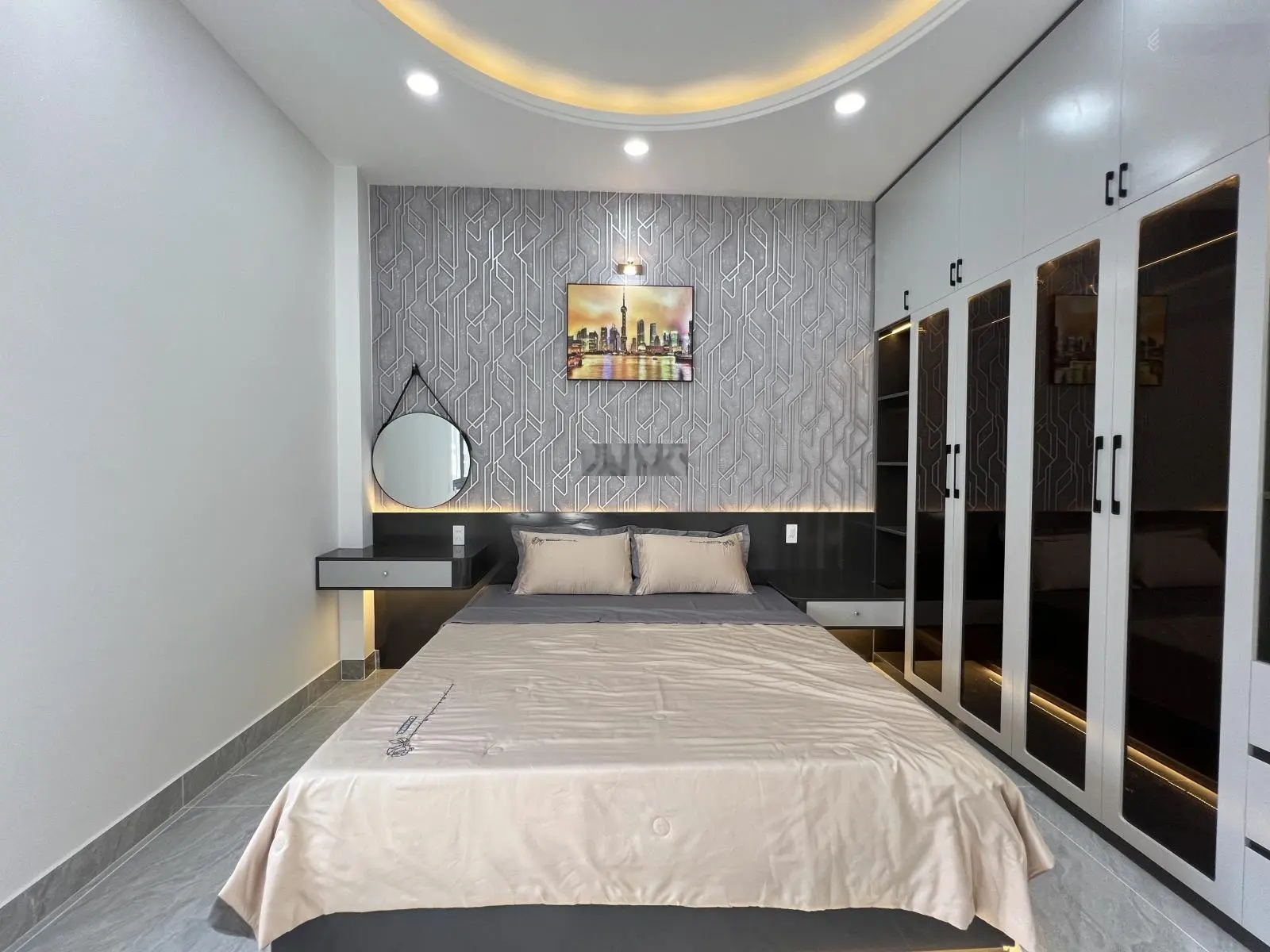 Nhà mới DT 80m2 sân ô tô ngay chợ Thạnh Xuân đường thông chỉ 6.3 tỷ