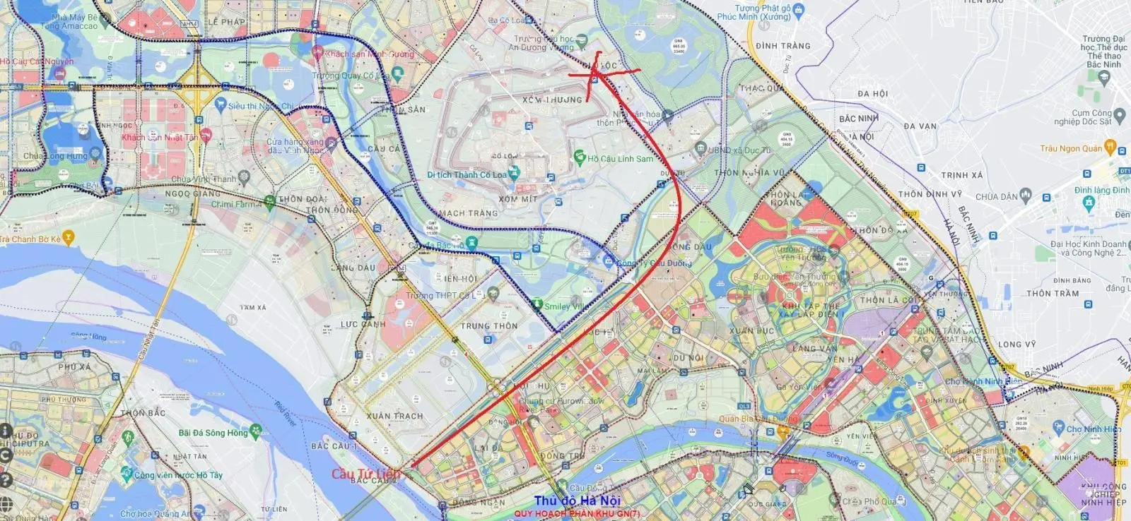 Bán đất thổ cư 176m2 - sổ đỏ - chính chủ - Thôn Gia Lộc, xã Việt Hùng