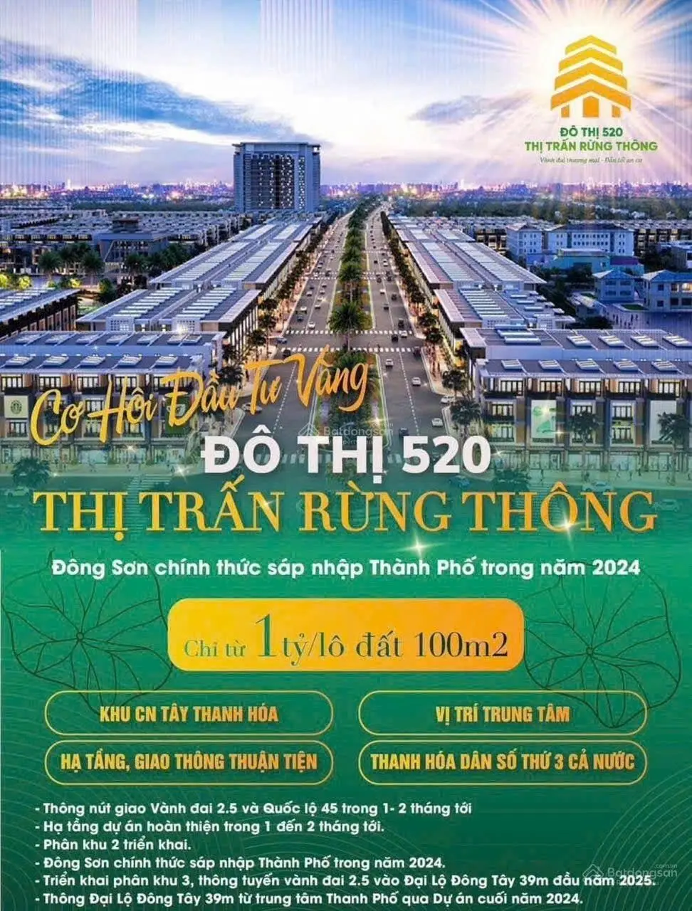 Đô thị 520 Rừng Thông, Đông Sơn, Thanh Hóa