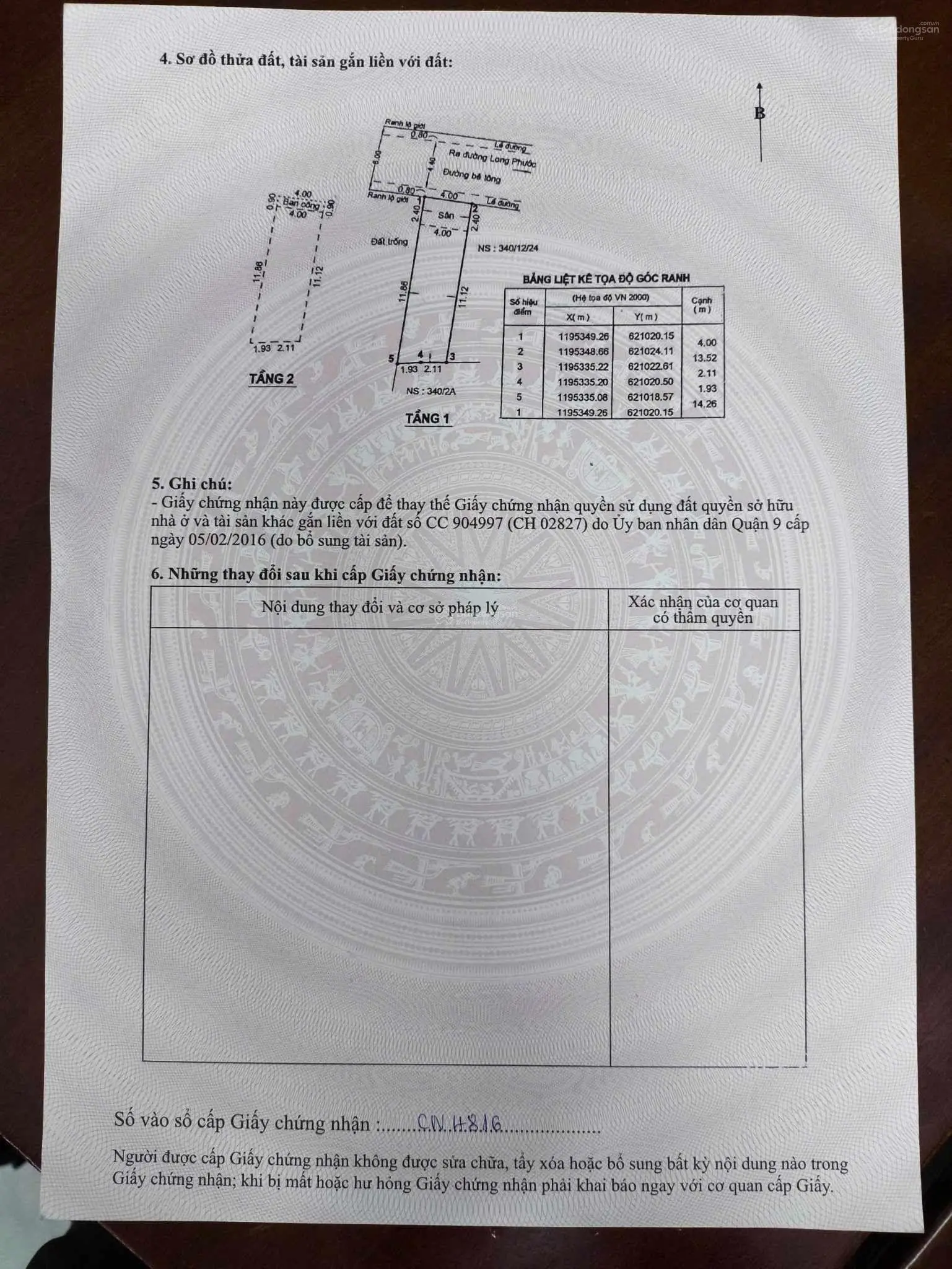 Gấp bán giá rẻ - nhà phố 2 tầng - 56m - gần chợ Long Phước đường ô tô