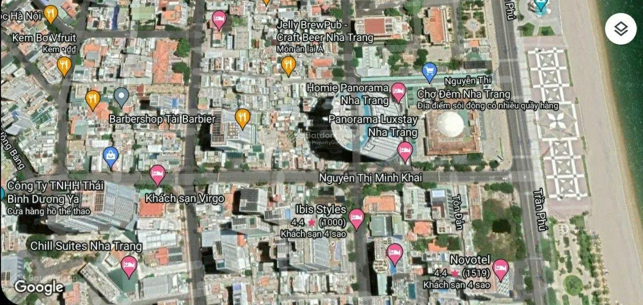 Bán nhà 6 tầng đã hoàn công đường Nguyễn Thị Minh Khai trung tâm phố Tây Nha Trang