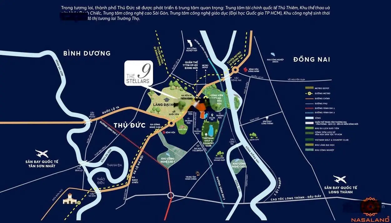 Bán biệt thự thông tầng dự án The 9 Stellars ngay trạm Metro số 1. Giá 20 tỷ