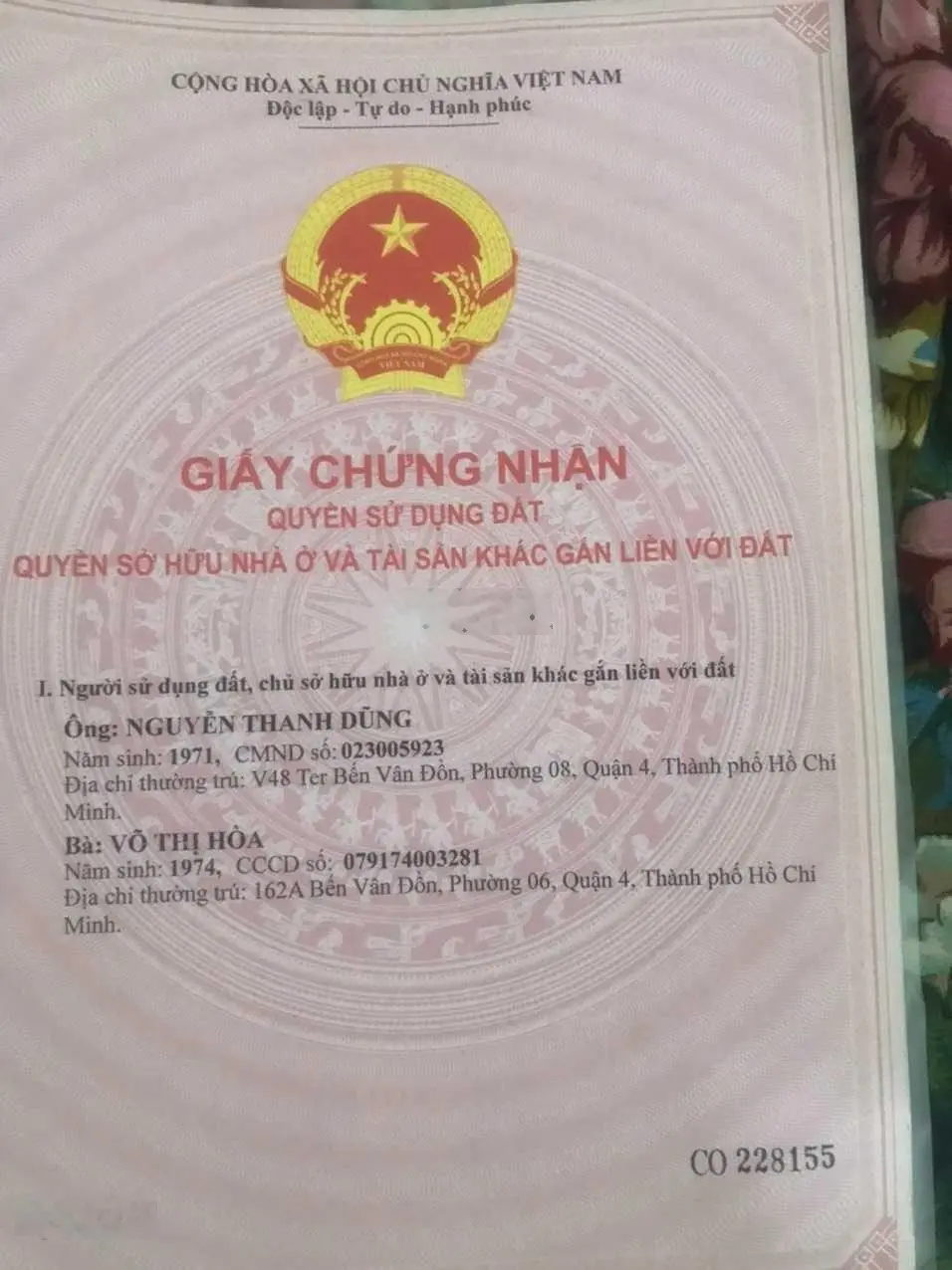 Nhà mặt tiền Bến Vân Đồn, phường 6, quận 4 - 36 tỷ chốt nhận nhà ngay luôn.