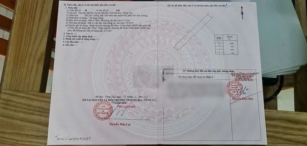 BÁN LÔ ĐẤT ĐẸP TRUNG TÂM TT ĐẤT ĐỎ - NGAY ĐƯỜNG SỐ 2