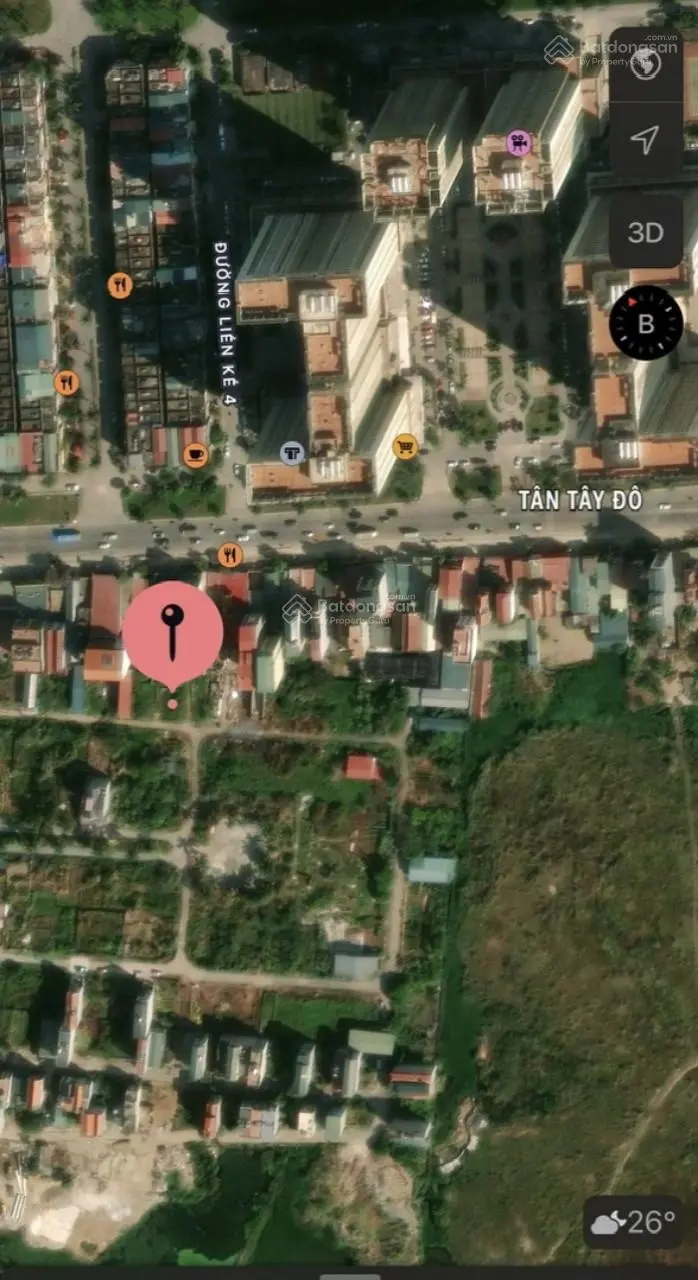 Chính chủ cần bán đất gần đường 32 liền kề Đức Thượng, khu đô thị Tây Đô Hoài Đức Hà Nội