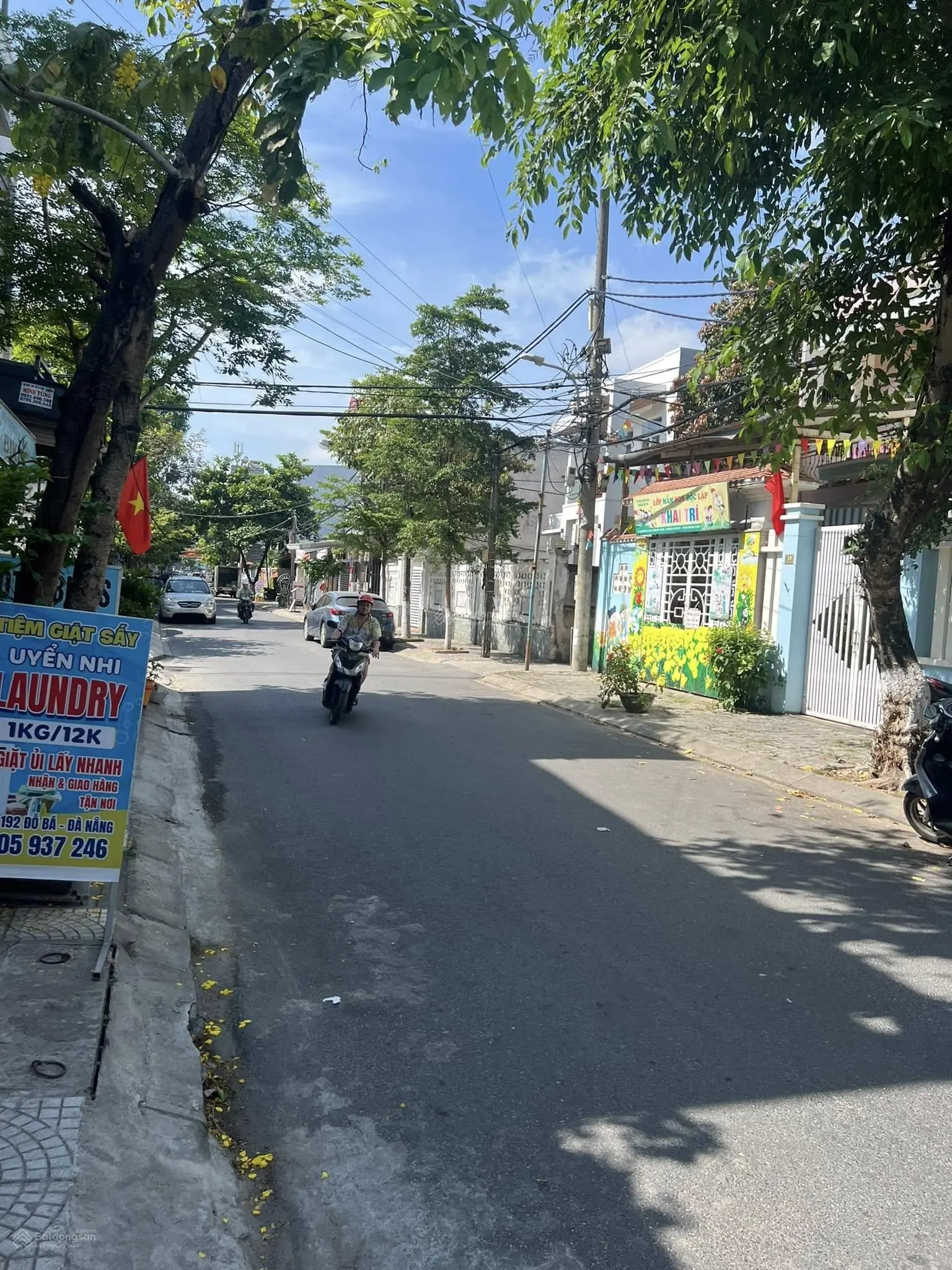 Nắm chủ, giữ khoá cửa nhà mặt tiền Lưu Quang Thuận, hướng Đông mát mẻ Vị trí sầm uất gần phố tây