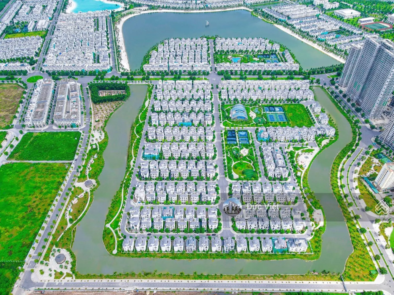 Biệt thự đơn lập góc view sông Ngọc Trai Đảo Lớn chỉ 70 tỷ