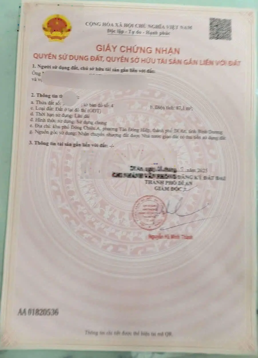Nhà khu dân cư Tân Đông Hiệp phường Tân Đông Hiệp Tp Dĩ An