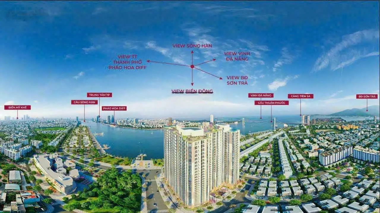 Hot! Độc quyền 5 căn ngoại giao Peninsula view trực diện sông Hàn chỉ 2,4 tỷ. LhPKD 0911 301 ***