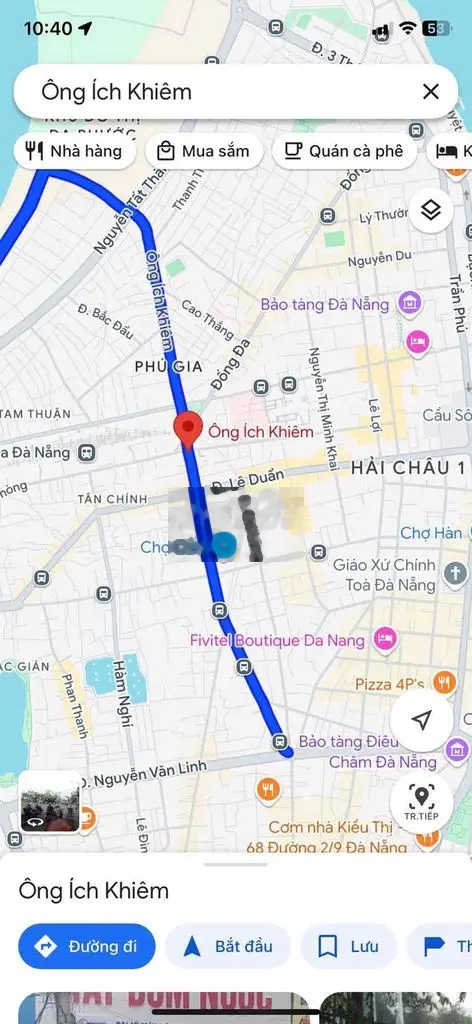 bán nhà 3 tầng mặt tiền đường ông ích khiêm