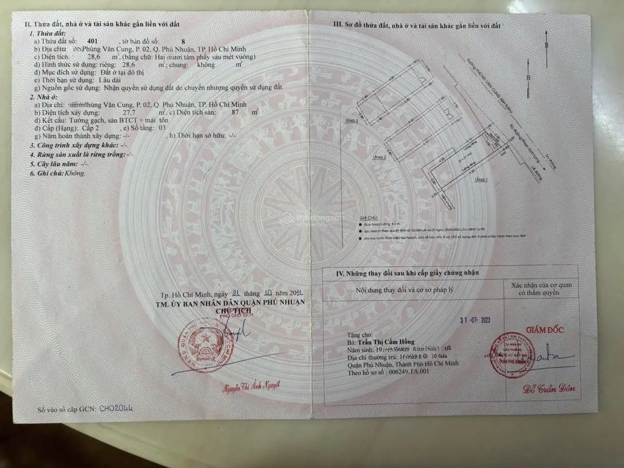 Bán gấp Nhà mặt phố 28Bán gấp Nhà mặt phố 28.6m2, 8 tỷ tại Phùng Văn Cung, Phường 2, Phú Nhuận, HCM