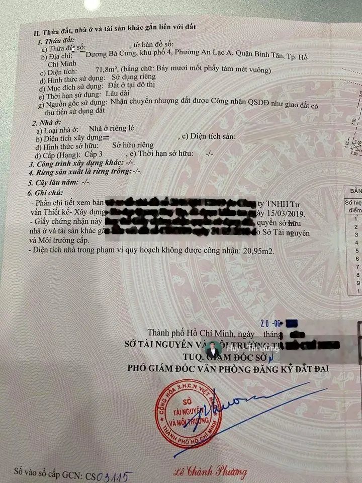 Bán nhà MT Dương Bá Cung, 4 x 18m, 3 tấm, 7.9 tỷ gần Aeon Mall Bình Tân. (Tín Hưng)