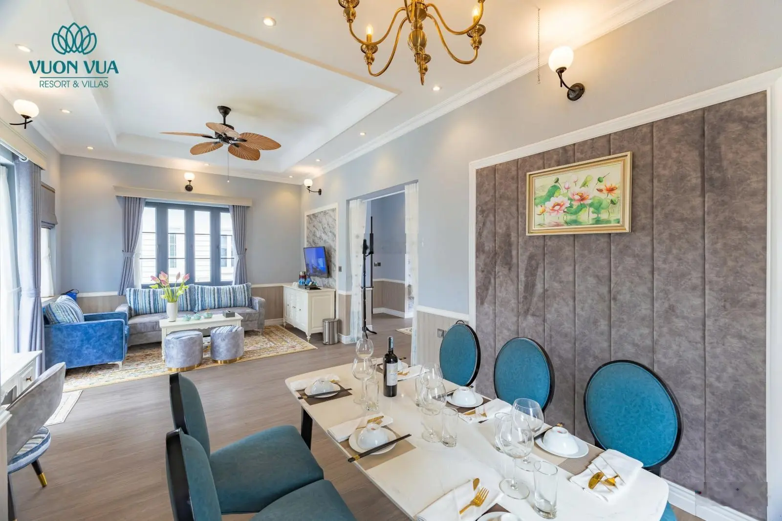 Bán Biệt thự Vườn vua Resort - Sẵn sổ - Oto đỗ cửa - khai thác dòng tiền 100tr/tháng