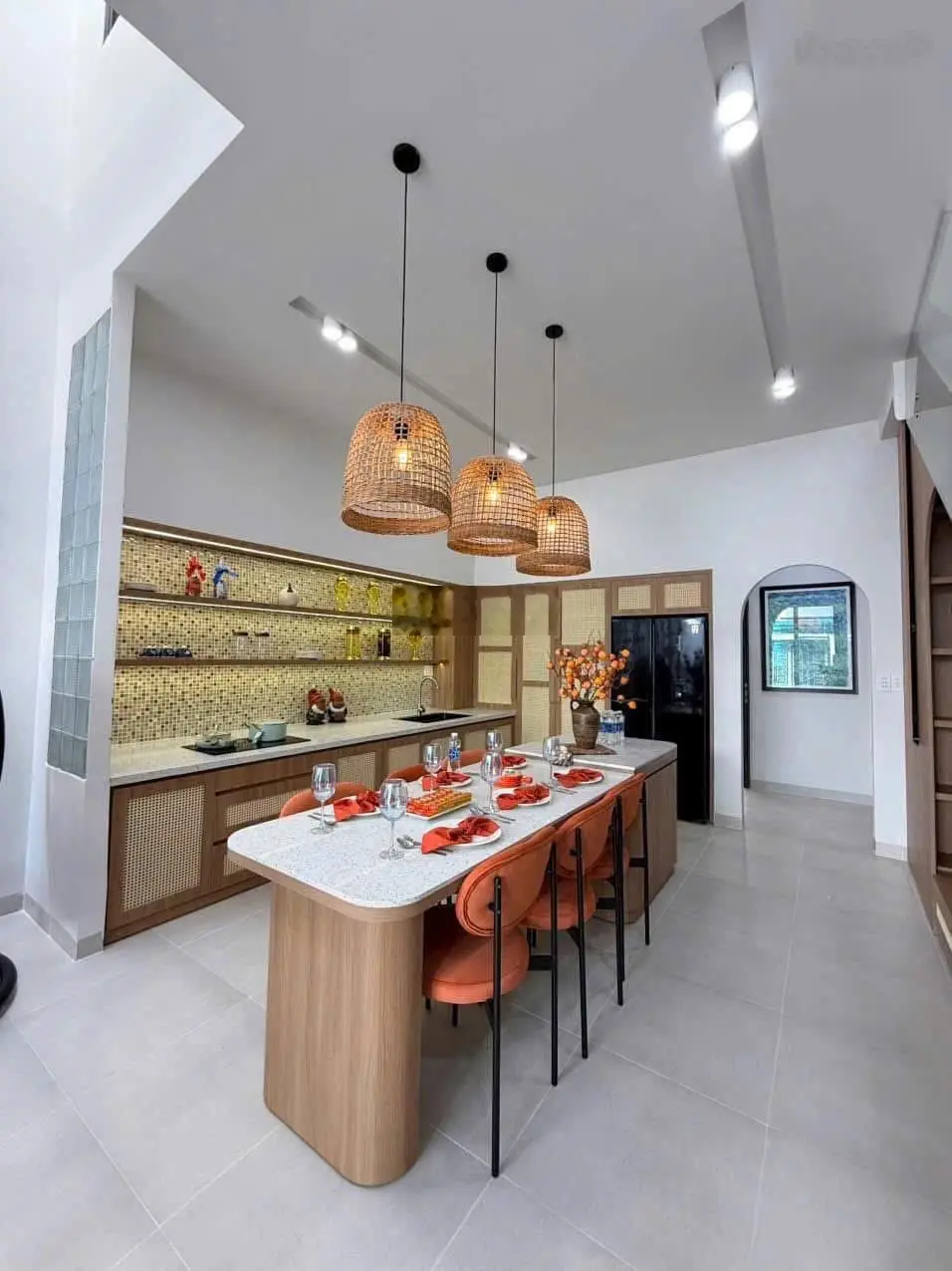 Bán nhà riêng, SHR, 1 trệt 1 lầu, Láng Le Bầu Cò, Bình Chánh_ 985 triệu