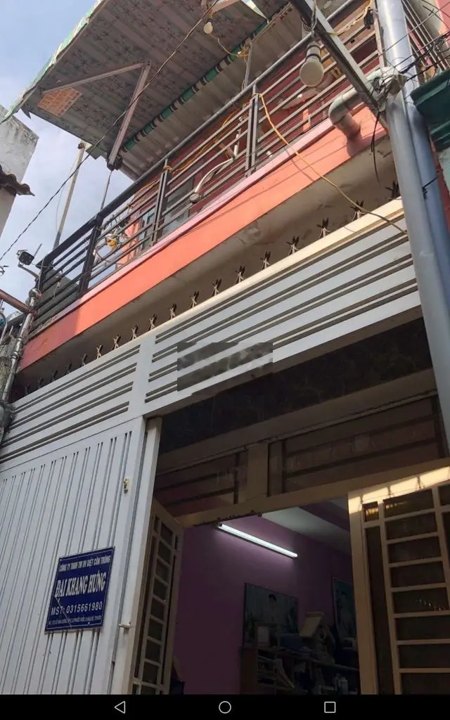 BÁN NHÀ 1 TRỆT 1 LẦU 26M2 724 LÊ VĂN LƯONG KẾ CẦU GẠCH ĐĨA GIÁP Q7
