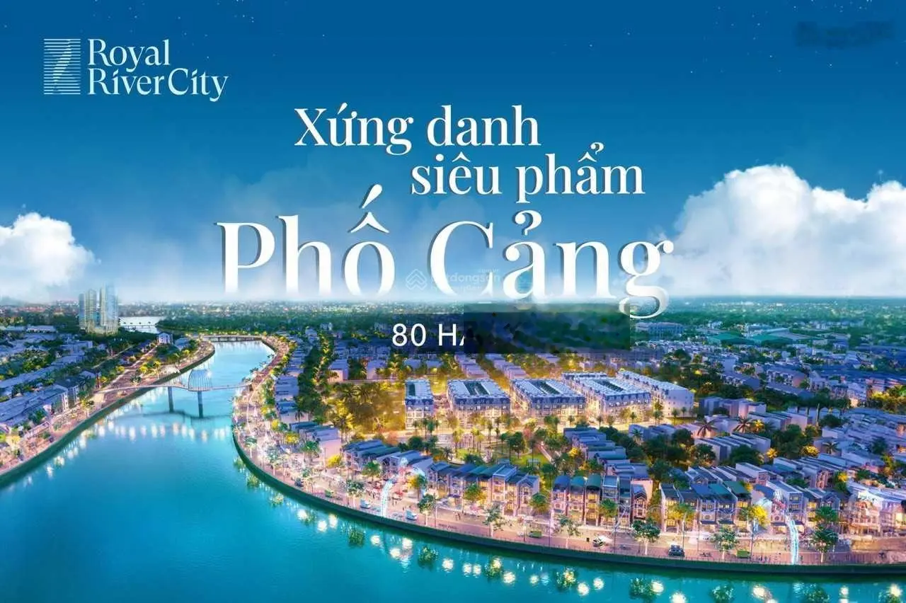 Royal River City - thanh toán 50% sở hữu ngay nhà phố liền kề 5 tầng vị trí đắt giá hiếm có