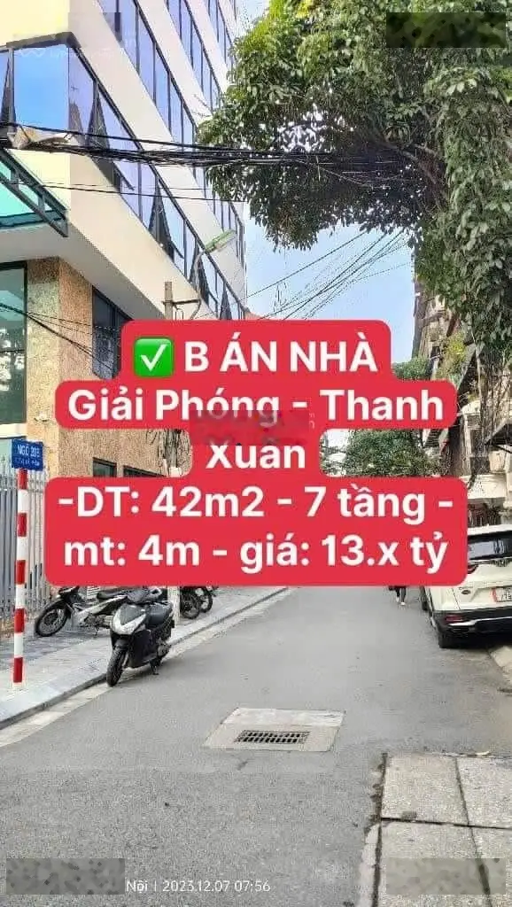 B ÁN NHÀ Ô TÔ VÀO NHÀ- Giải Phóng - Thanh Xuân