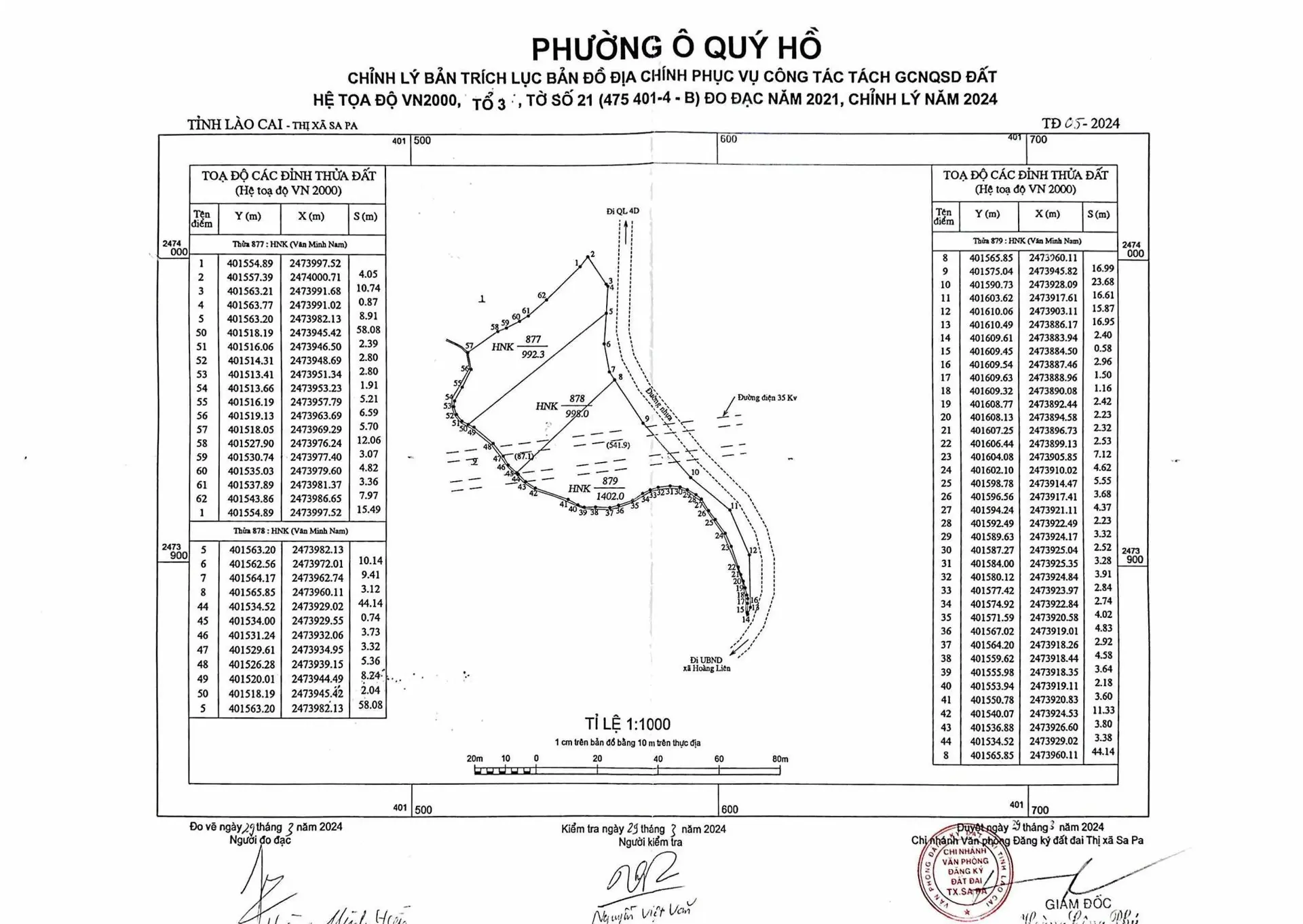 Bán đất tại đường Fansipang, Phường Ô Quý Hồ