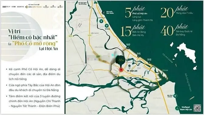 Cơ hội đầu tư có một không hai ngay tại trung tâm Hội An, chỉ 28tr/m2