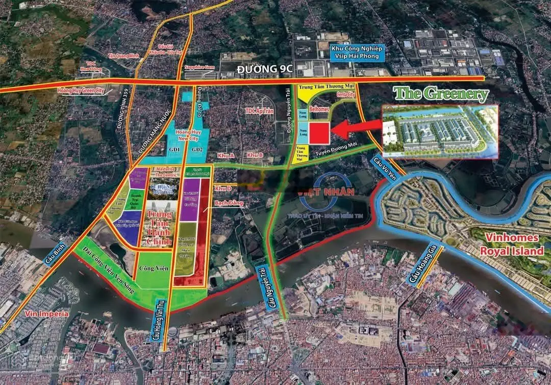 Bán BT đẹp The Greenery Hải Phòng 75m2- Lựa chọn đầu tư lý tưởng lh 0834805669 Liên Trần