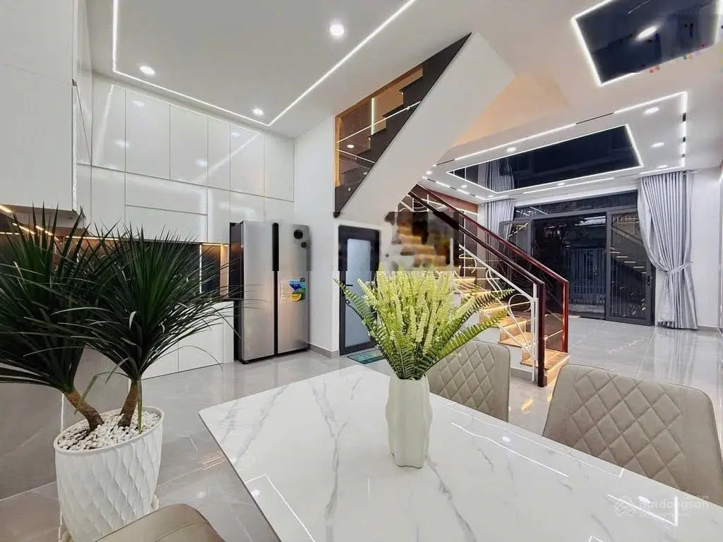Nhà 3 tầng mới đẹp 61.6m2 - hẻm xe hơi Lò Lu P. Trường Thạnh - giá chỉ 4.49 tỷ