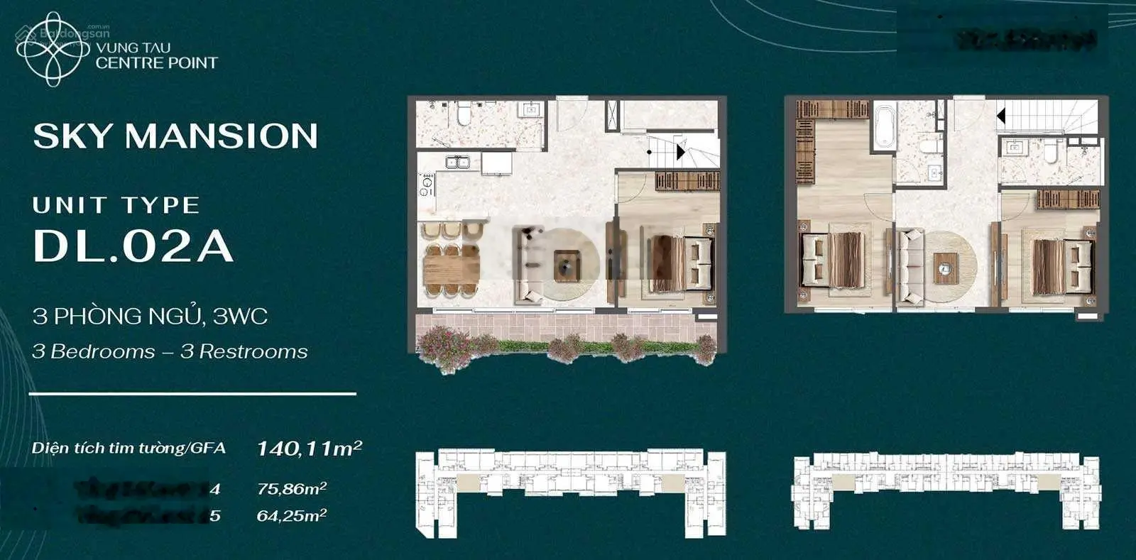 Bán Sky Mansion penthouse căn góc đẹp nhất Vũng Tàu Centre Point TT 20% nhận nhà. LH 0908 982 ***