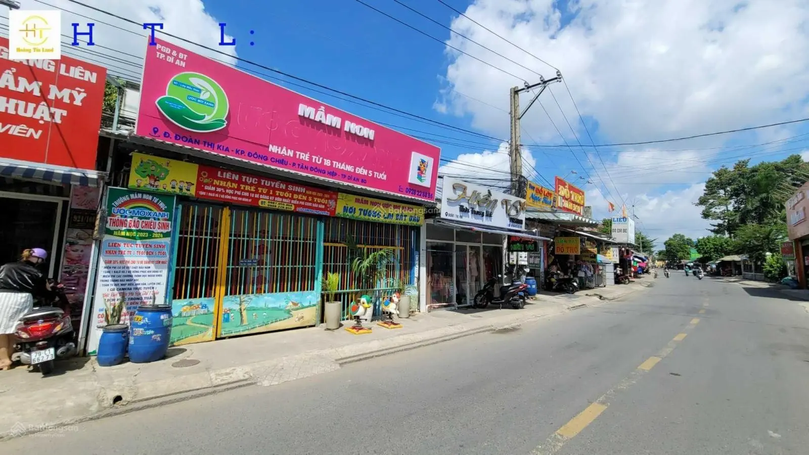 Bán nhà 1trệt 1lầu, 124,6m2(5x25m)MT chợ Tân Long, MT đường Đoàn Thị Kia, P.Tân Đông Hiệp, Tp.Dĩ An