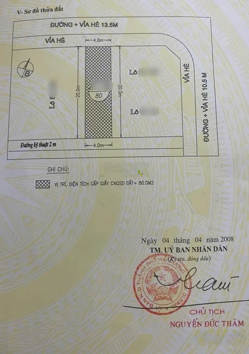 Bán đất giá tốt 4,15 tỷ tại Đường Trần Văn Giáp, Hải Dương