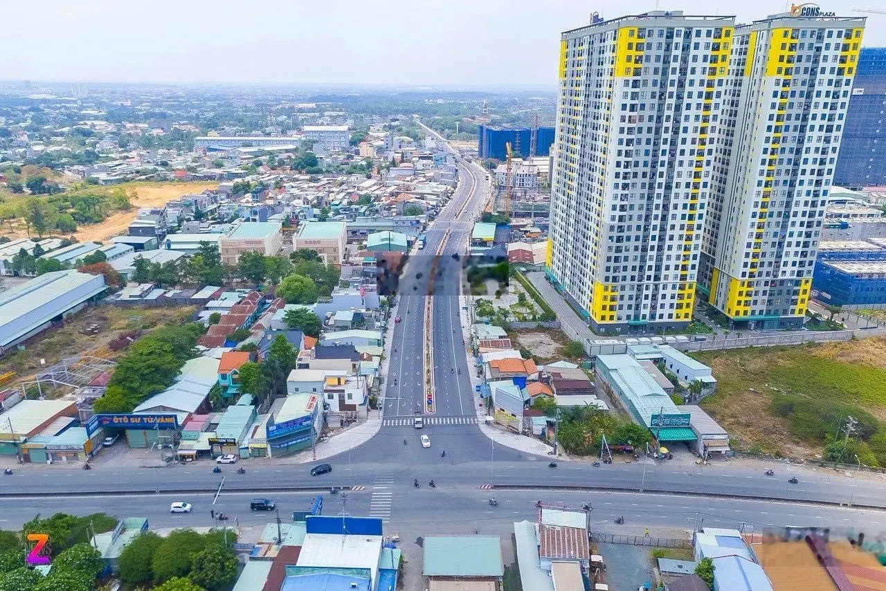 Mặt tiền Tô Vĩnh Diện TP Dĩ An sát khu B ký túc xá đại học GQ TP HCM. DT ~ 1000m2 có MB thuê 60tr/t