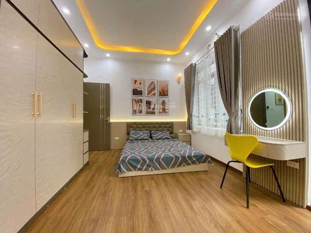 Nhà An Dương, 5 tầng xây mới, đầy đủ nội thất, thiết kế sân vườn, ban công thoáng sáng, tiện nghi
