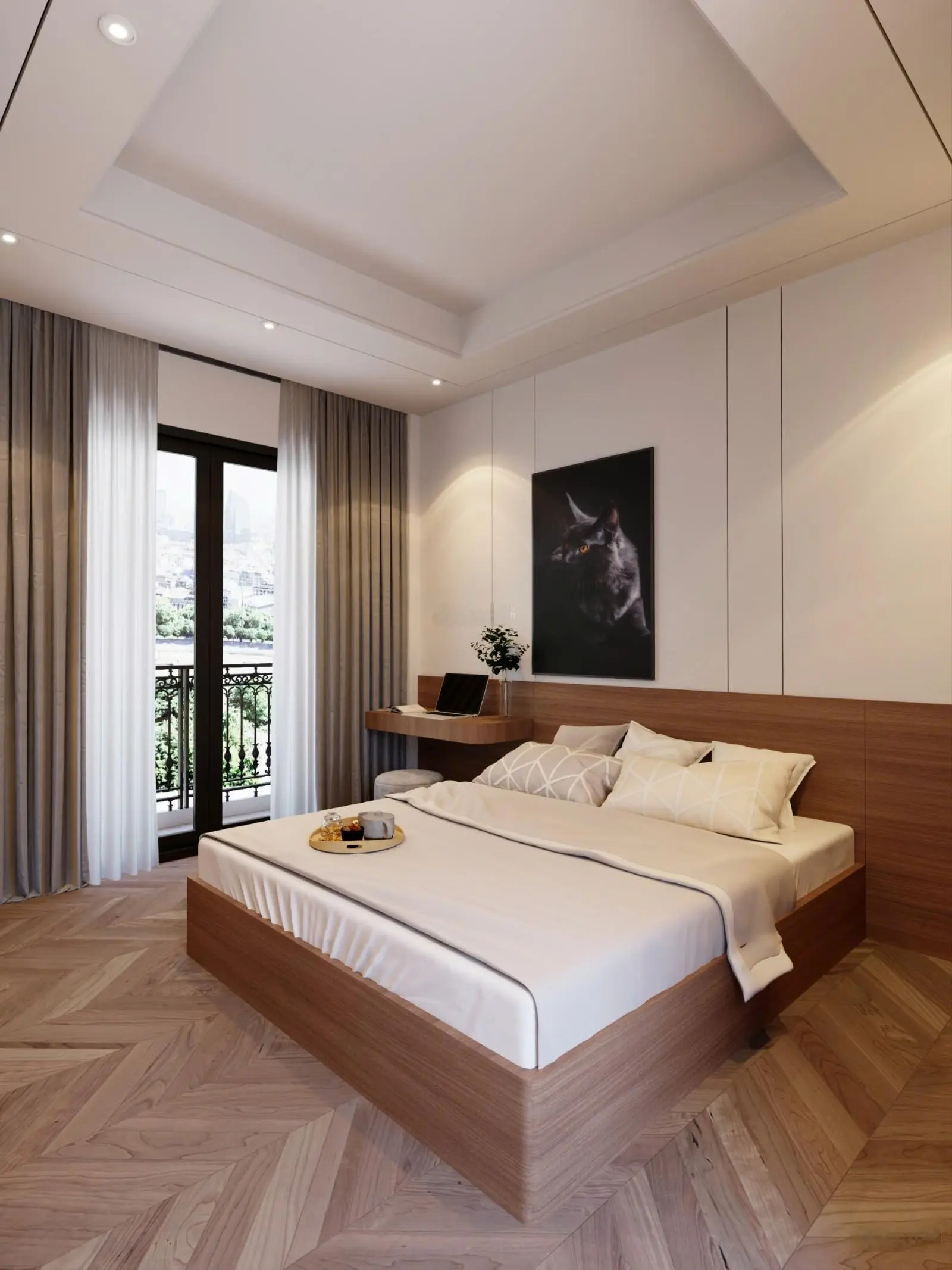 Bán nhà mới Làng Nha- Bát Khối- AeonMall 42m2x5T Full đồ, ô chờ thang máy, bãi xe 50m chỉ 7,5 Tỷ
