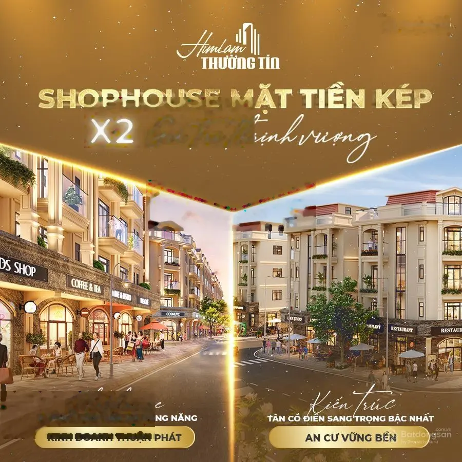 Chủ đầu tư mở bán shophouse Him Lam Thường Tín - LH ngay PKD 0906 388 825 chính sách tốt nhất