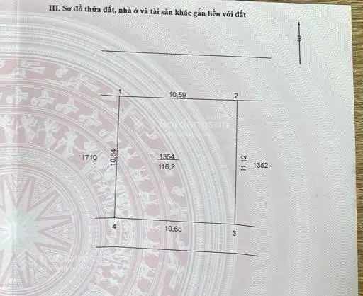 Đất thôn Nội Đồng sát vách hành chính huyện Mê Linh. 200m đi nút giao vành đai 4. 2 mặt tiền. Full