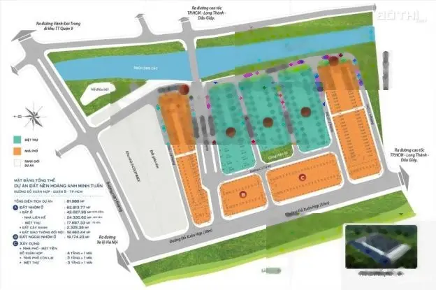 Bán lô biệt thự trục chính Hoàng Anh Minh Tuấn Q9, cách Đỗ Xuân Hợp 80m, và 1 số lô np