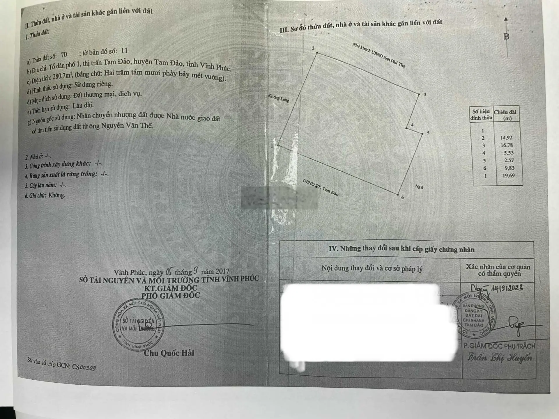 Bán nhà đất tặng khách sạn 3 sao trung tâm thị trấn Tam Đảo kinh doanh tốt giá đầu tư