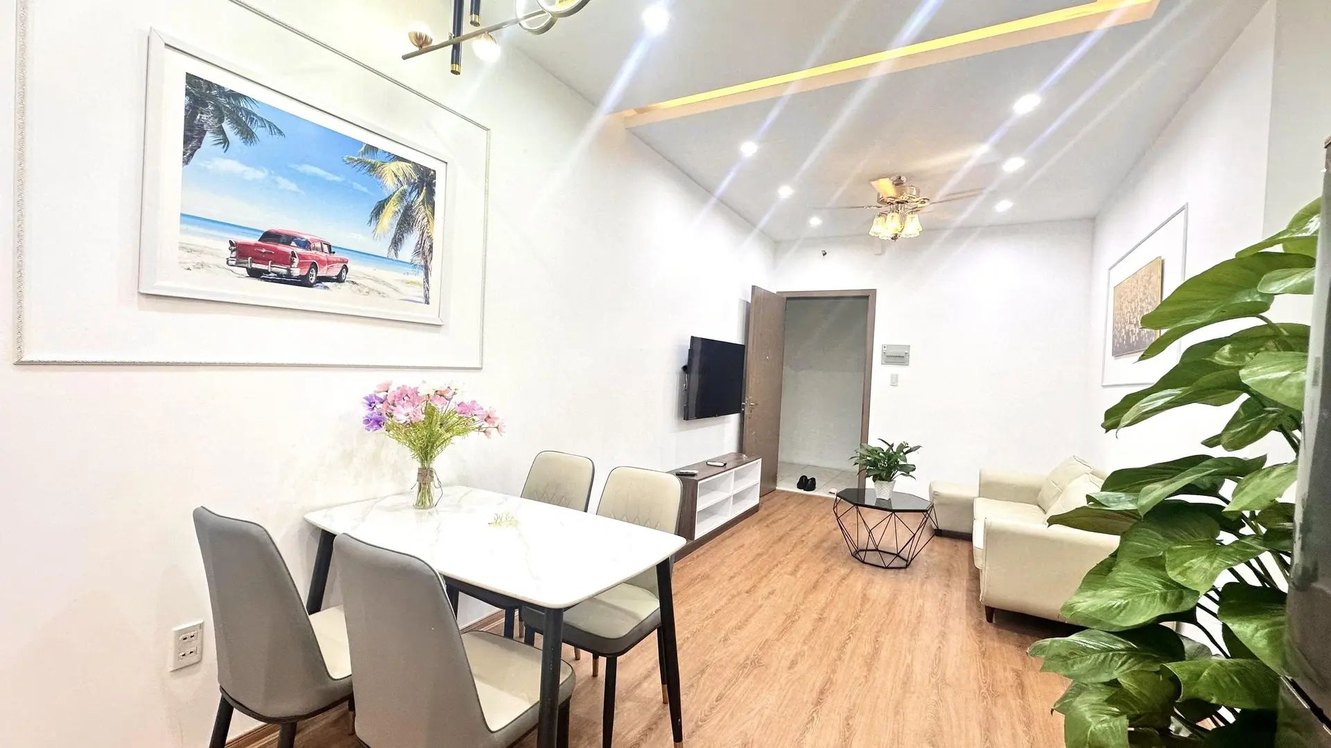 Hạ giá bán nhanh 1 tỷ 620, căn hộ Mường Thanh Viễn Triều đầy đủ nội thất phù hợp KH dành cho cha mẹ