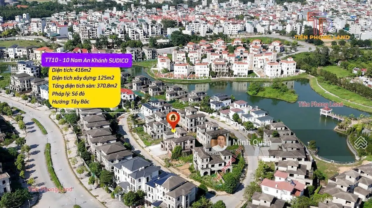 Bán nhanh biệt thự Nam An Khánh - giá đầu tư, DT 416m2, MT hơn 15m, sổ đỏ cc, giá chỉ hơn 90 tr/m2