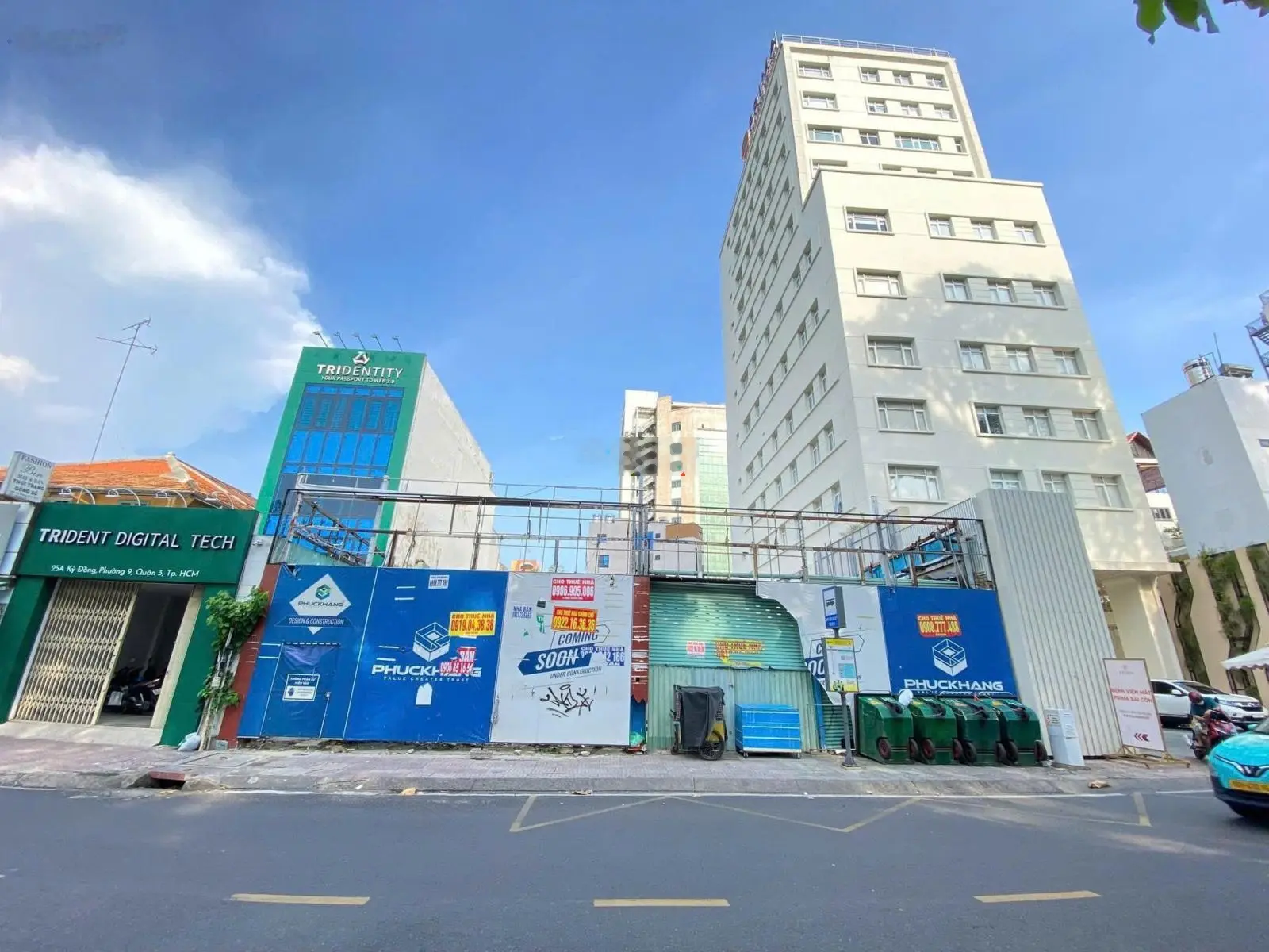 Bán gấp tòa nhà Nguyễn Gia Trí (D2) P. 25 Bình Thạnh hầm 6 tầng 8.6x20m HĐT: 210tr/tháng giá 49 tỷ