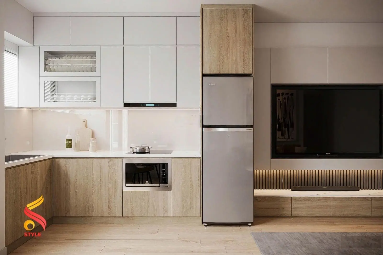 Bán căn 2 ngủ 67m2 tòa B2 HUD2 Tây Nam Linh Đàm. Sổ đỏ chính chủ. Nhà full nội thất mới