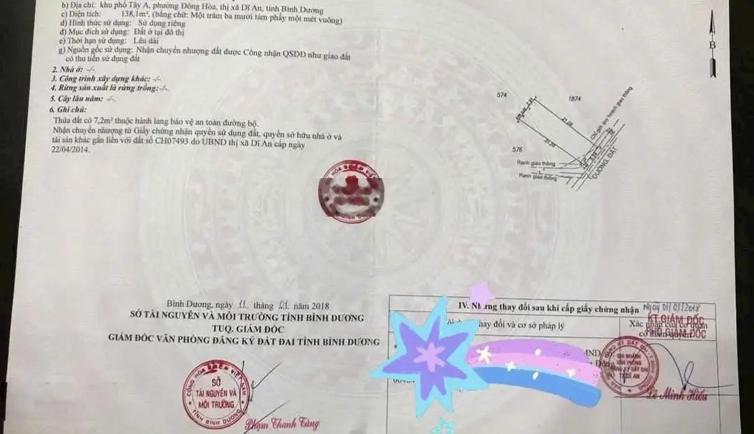 Nhà gần siêu thị Bigc Go Đông Hòa, Dĩ An giá chỉ: 4,5 tỷ thương lượng liên hệ 0975339699