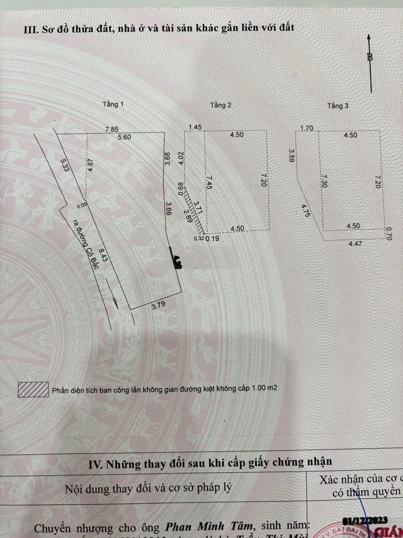 Nhà 3 tầng kiệt K58/Cô Bắc, Quận Hải Châu - Diện tích đất 66m2, diện tích sử dụng 148m2