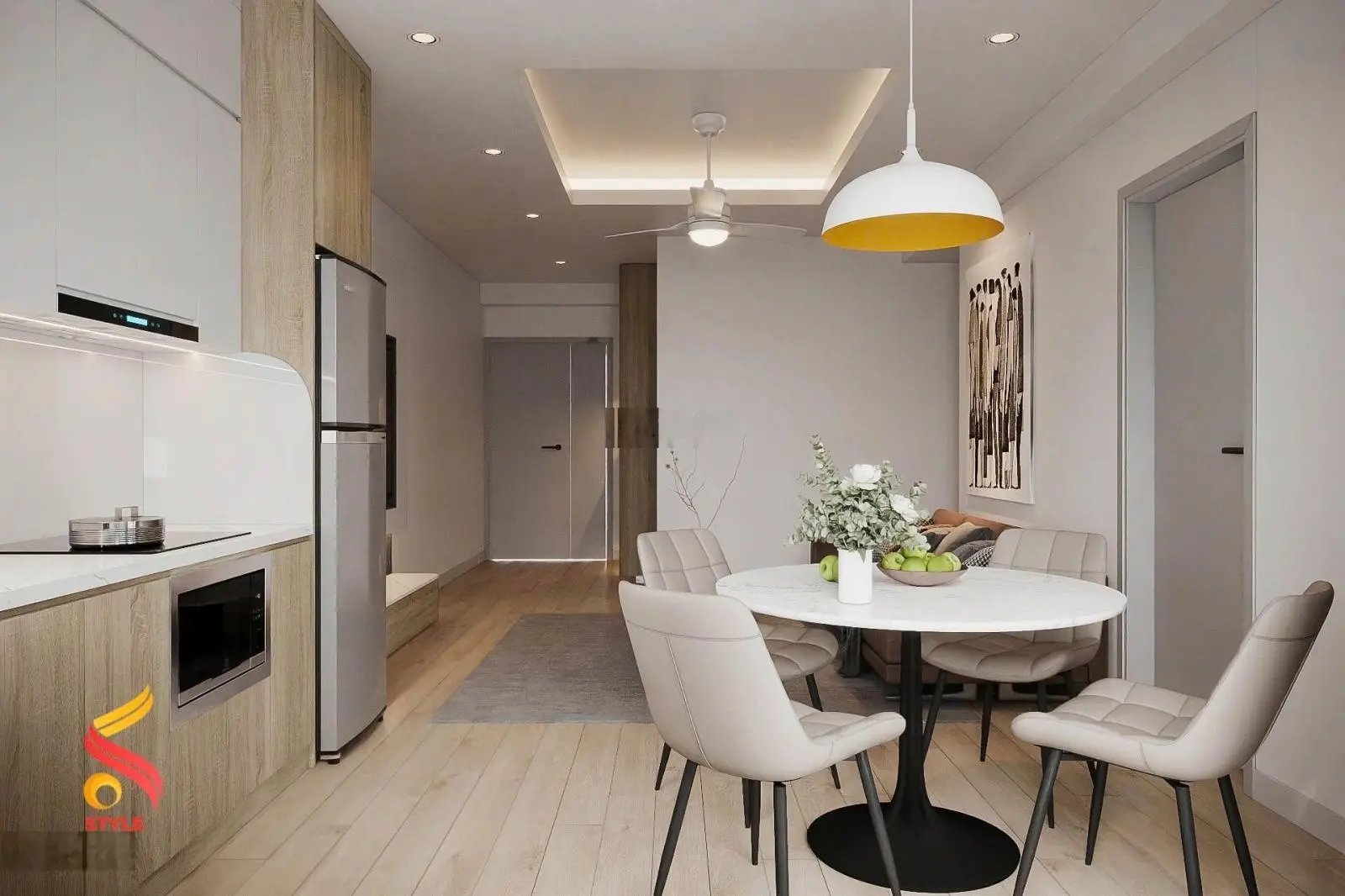 Bán căn 2 ngủ 67m2 tòa B2 HUD2 Tây Nam Linh Đàm. Sổ đỏ chính chủ. Nhà full nội thất mới