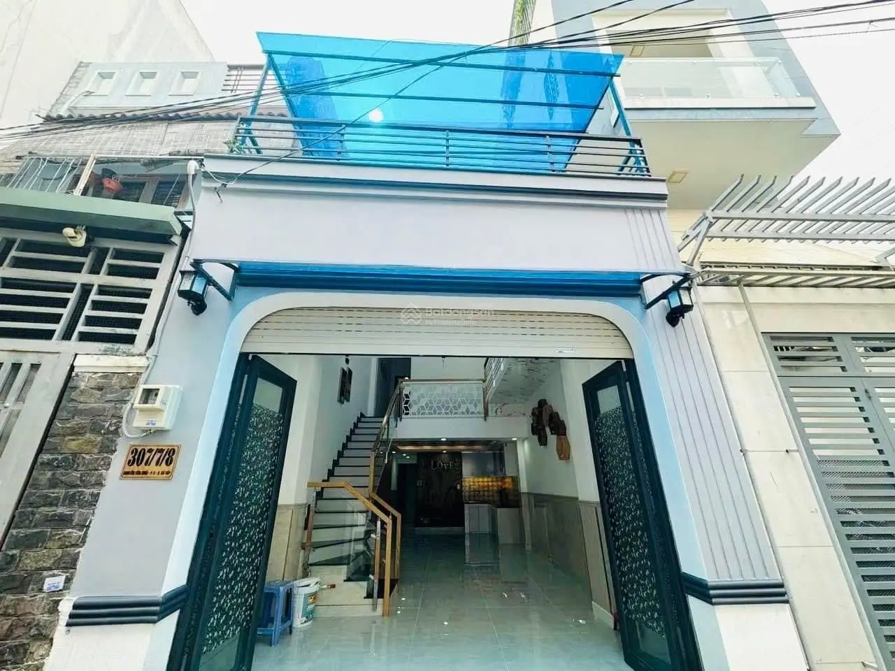 Bán nhà 307/7/8 Nguyễn Văn Khối P8 1 lầu 3pn 2wc nội thất đầy đủ hxh cách mặt tiền 30m