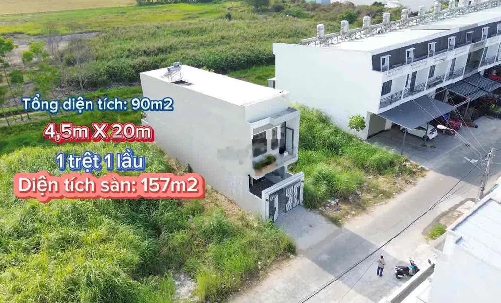 NHÀ MỚI HOÀN THIỆN 1T1L KDC MINH LINH GIÁ TỐT