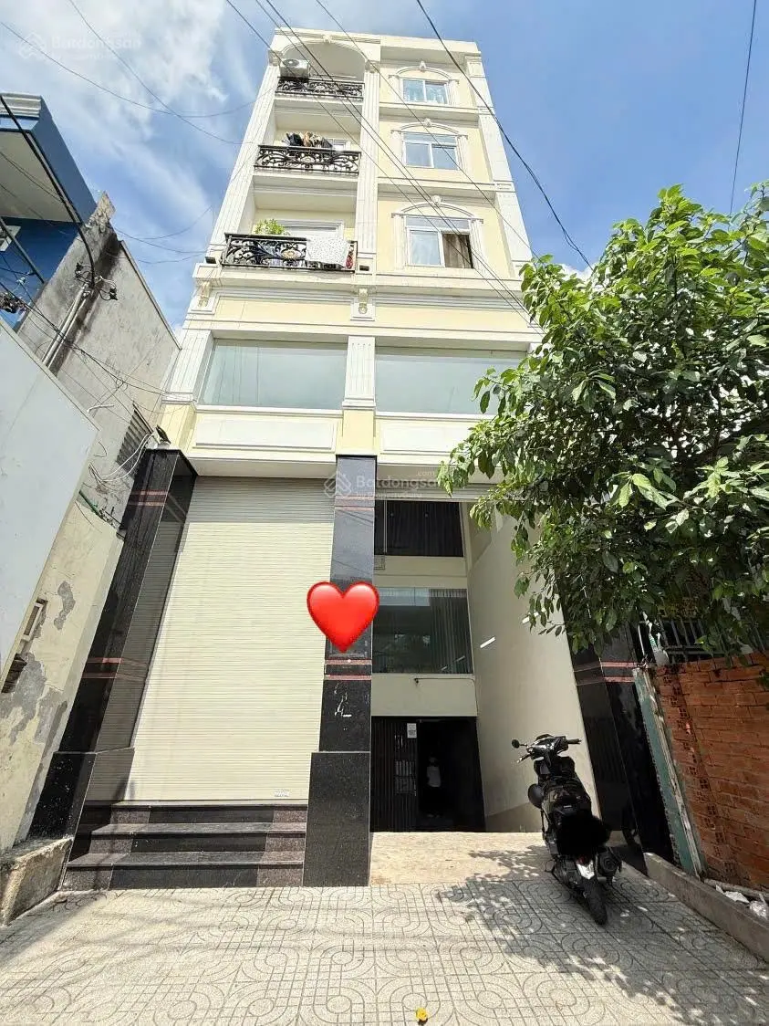 CHDV 6 tầng có thang máy mặt tiền đường ĐHT 45,P Tân Hưng Thuận, Q12, DT 120m2 (6mx20m), giá 15,8tỷ