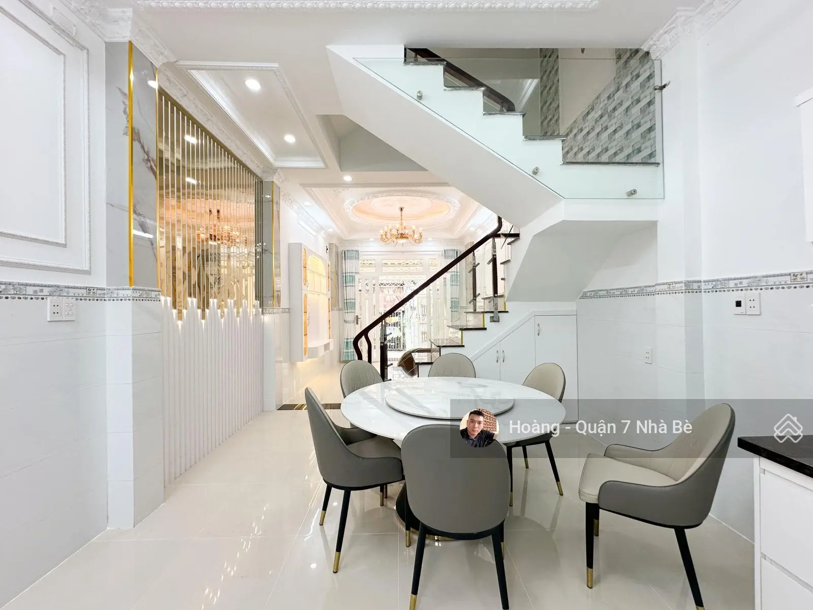 Nhà Mặt Tiền Hẻm-1Sẹc Đường Huỳnh Tấn Phát DT4x15m-1Trệt 2Lầu Sân Thượng 4PN 5WC-Cách Q7 tầm 1,5km