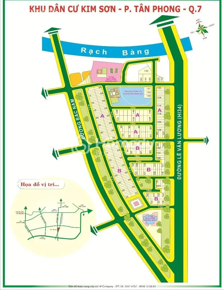 Chuyên bán đất - nhà khu Kim Sơn phường Tân Phong Quận 7 giá cực tốt