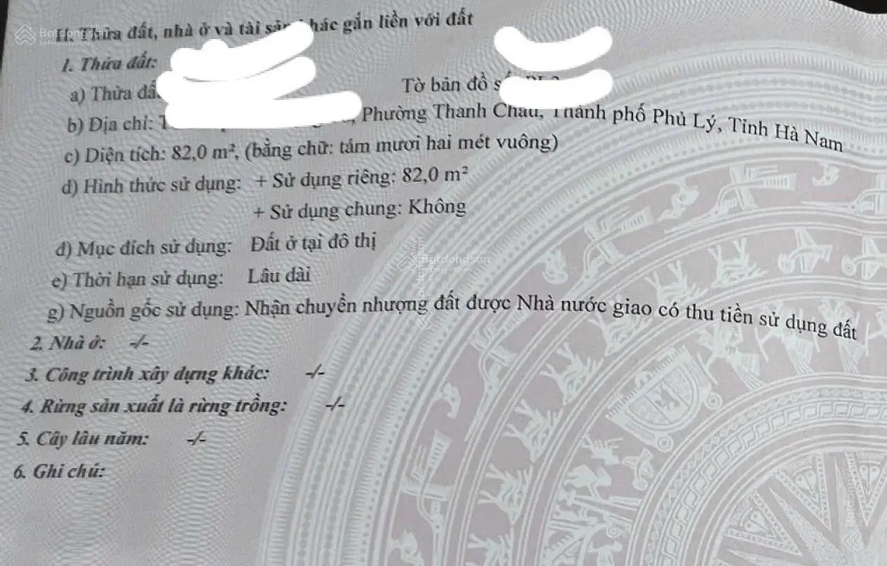 Lô đất hiếm ở Tổ dân phố Thượng Tổ, Phường Thanh Châu, Thành phố Phủ Lý, Hà Nam